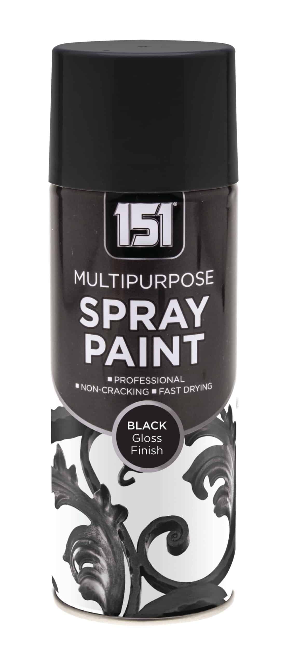 151 BLACK GLOSS SPRAY PAINT 400ML. TAR024 \\\KD01623