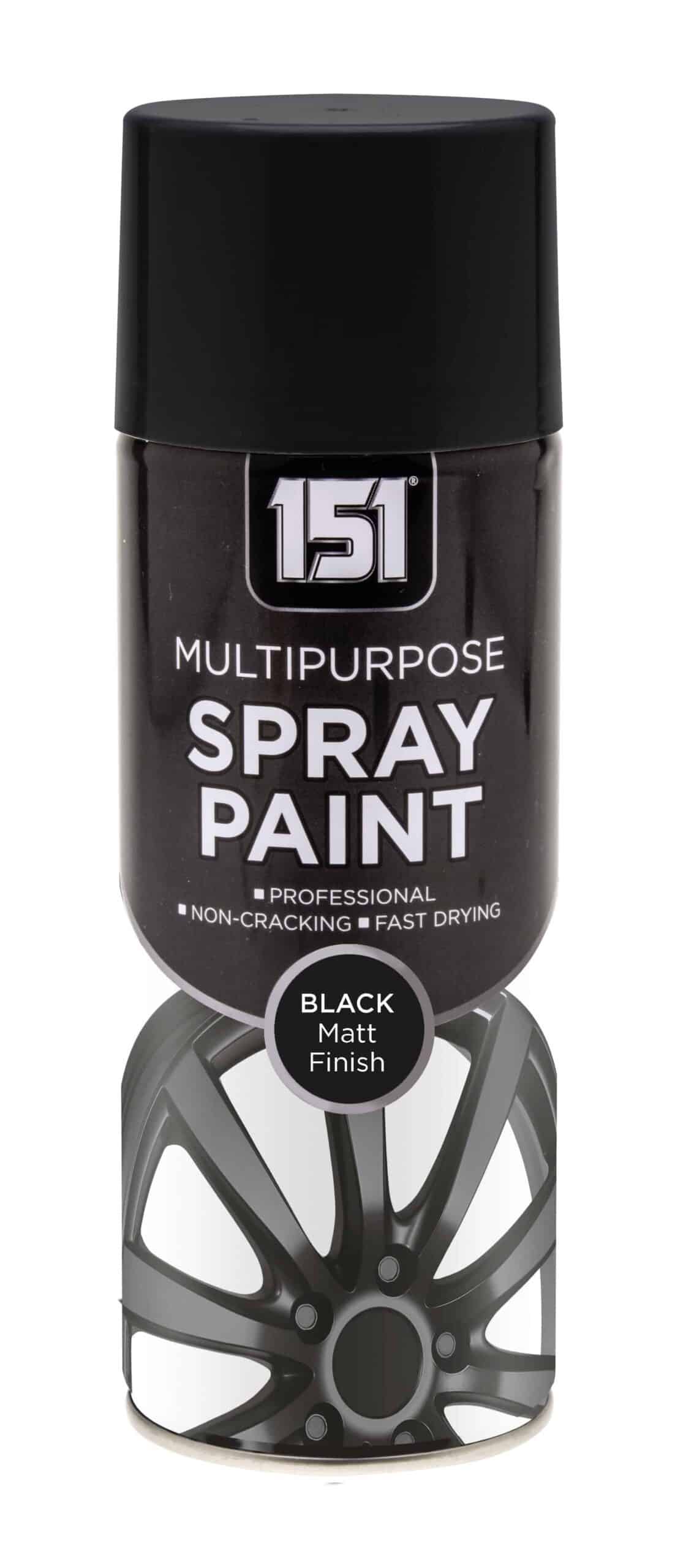 151 BLACK MATT SPRAY PAINT 400ML. TAR025 \\\KD01624