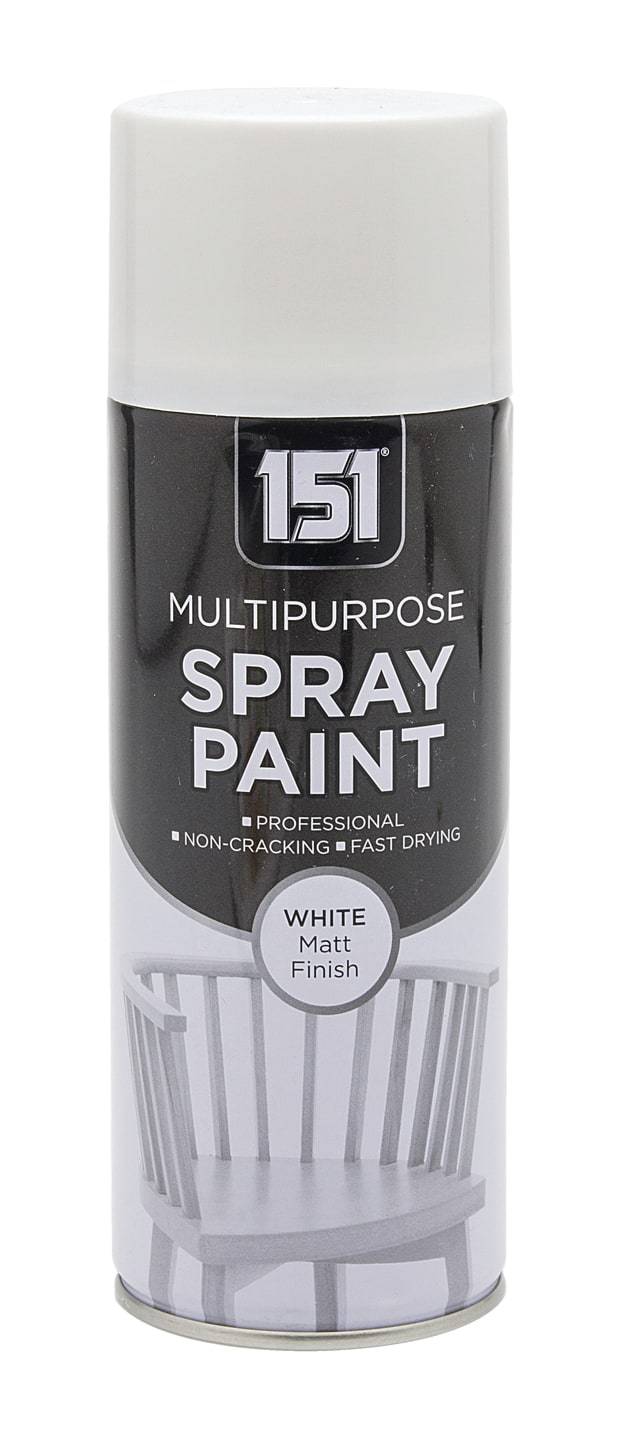 151 WHITE MATT SPRAY PAINT 400ML. TAR027 \\\KD01626