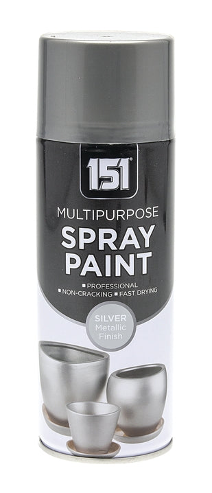 151 METALLIC SILVER SPRAY PAINT 400ML. TAR039 \\\KD01630