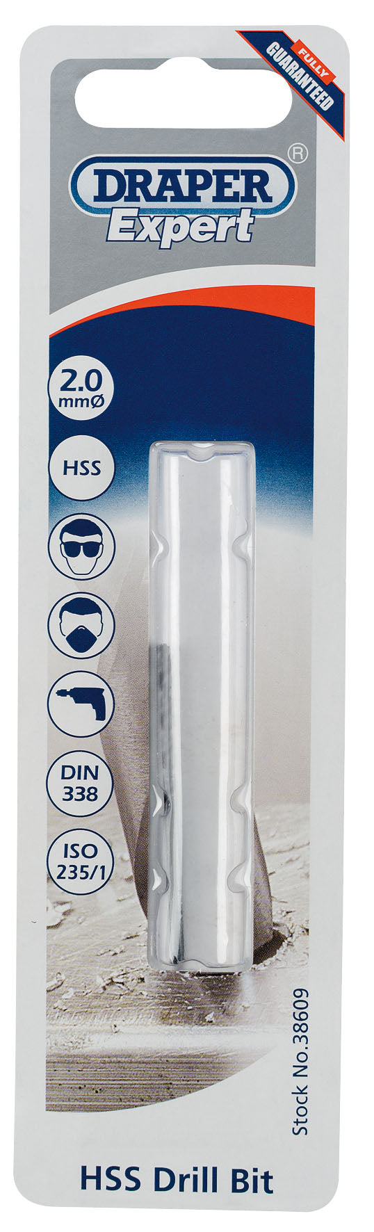 DRAPER EXPERT 38609  2.0MM HSS DRILL BIT. DRA38609 \\\KD01679