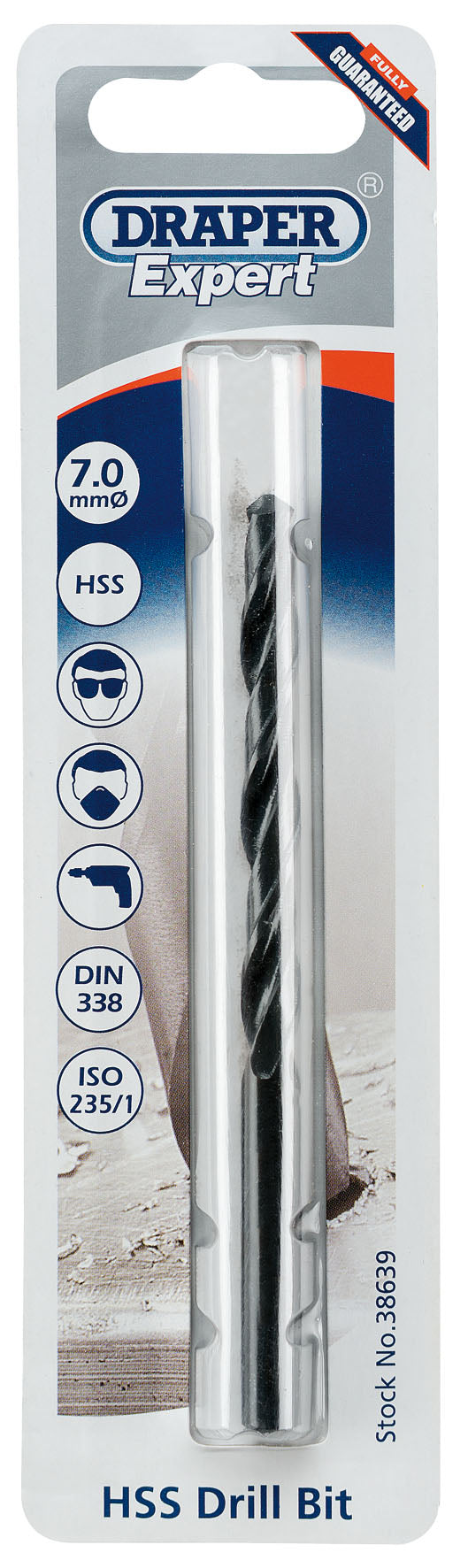 DRAPER EXPERT 38639  7.0MM HSS DRILL BIT. DRA38639 \\\KD01691
