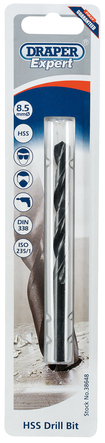 DRAPER EXPERT 38648  8.5MM HSS DRILL BIT. DRA38648 \\\KD01693
