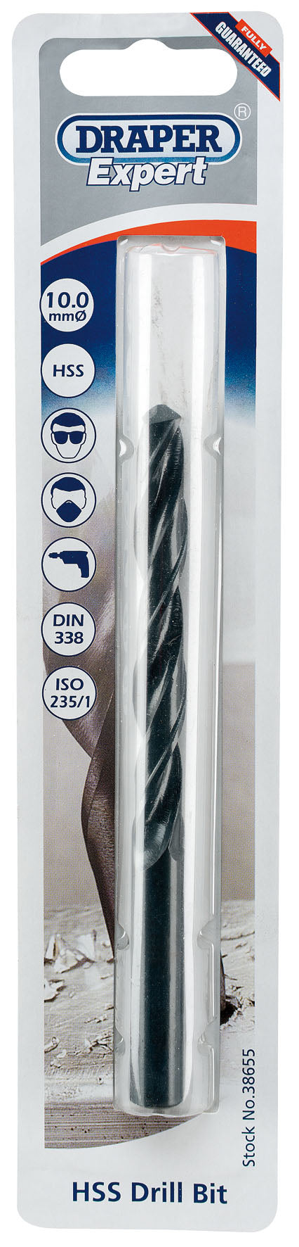 DRAPER EXPERT 38655  10.0MM HSS DRILL BIT. DRA38655 \\\KD01696