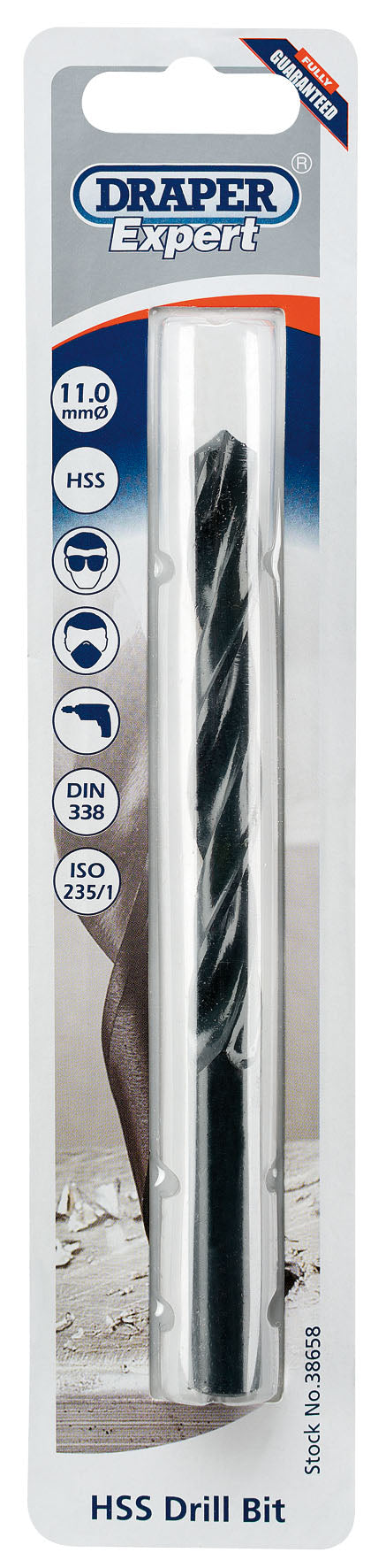 DRAPER EXPERT 38658  11.0MM HSS DRILL BIT. DRA38658 \\\KD01698
