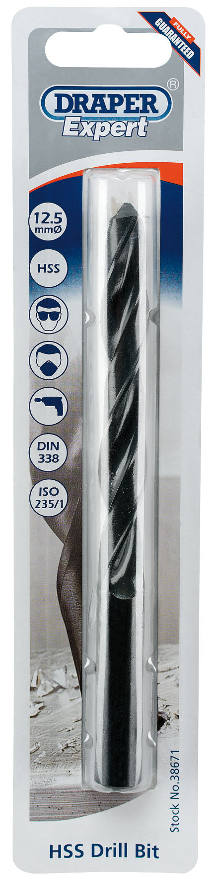 DRAPER EXPERT 38671  12.5MM HSS DRILL BIT. DRA38671 \\\KD01701