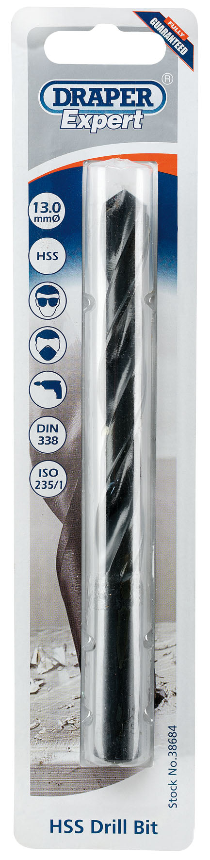 DRAPER EXPERT 38684  13.0MM HSS DRILL BIT. DRA38684 \\\KD01702