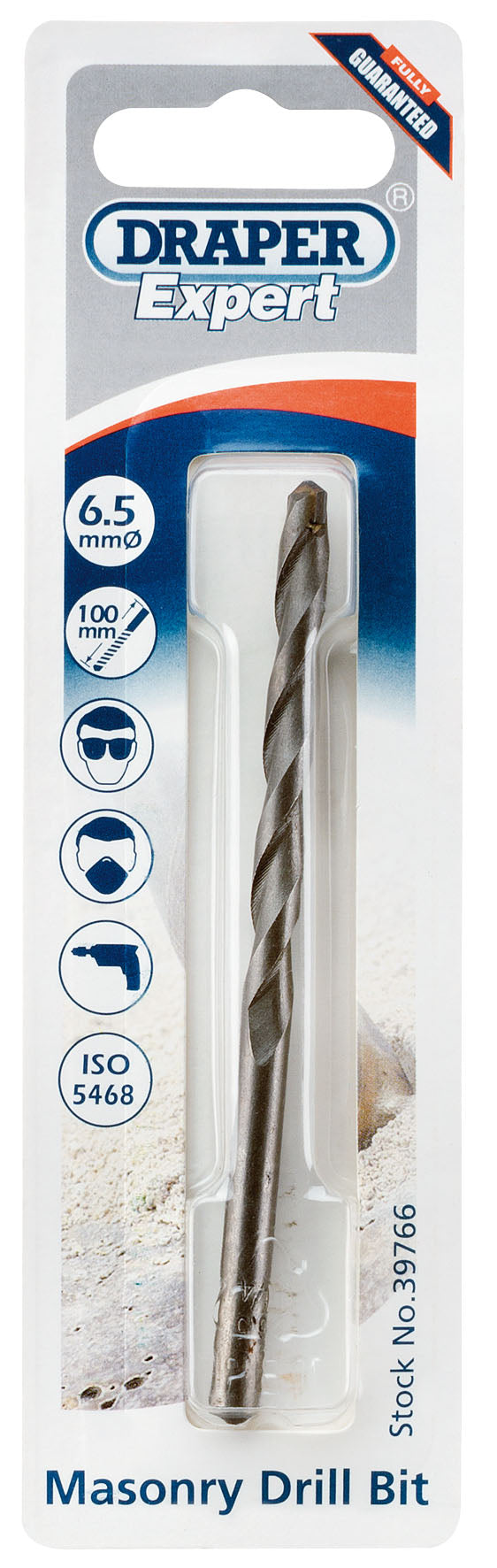 DRAPER EXPERT 39766  6.5 X 100MM MASONRY DRILL BITS. DRA39766 \\\KD01712