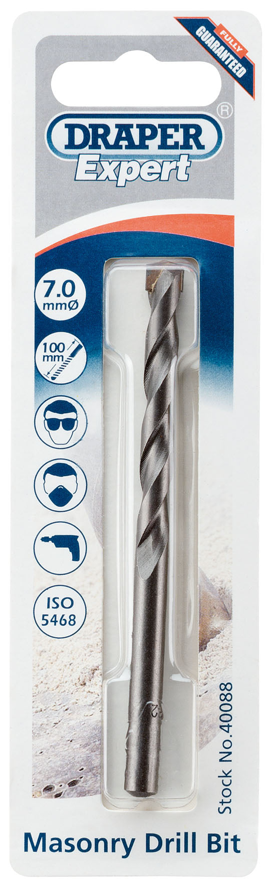 DRAPER EXPERT 40088  7 X 100MM MASONRY DRILL BIT. DRA40088 \\\KD01714