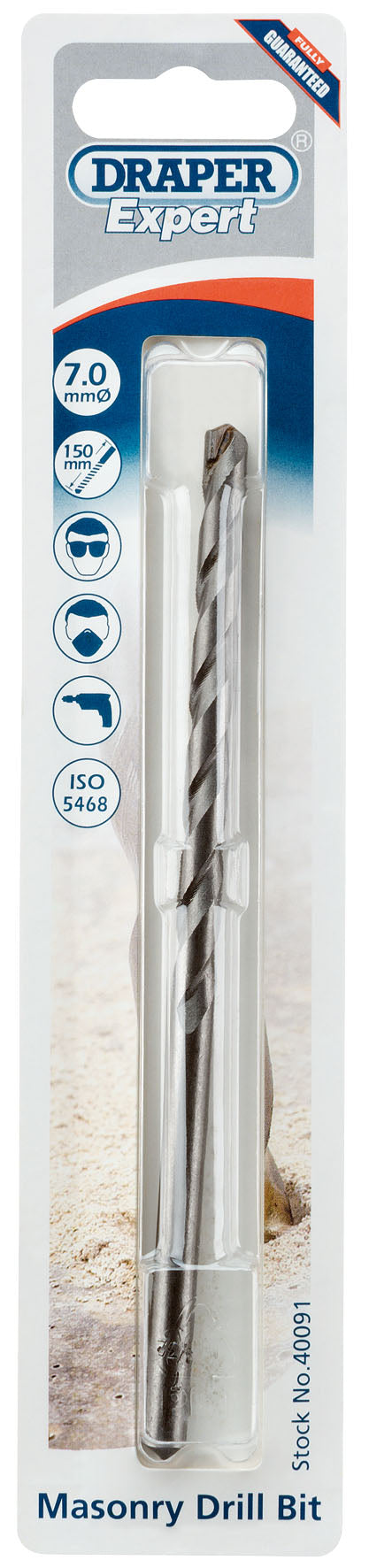 DRAPER EXPERT 40091  7 X 150MM MASONRY DRILL BIT. DRA40091 \\\KD01715
