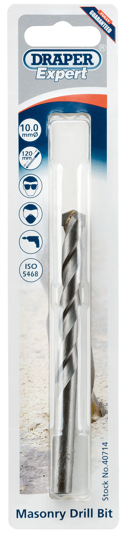 DRAPER EXPERT 40714  10 X 120MM MASONRY DRILL BIT. DRA40714 \\\KD01719