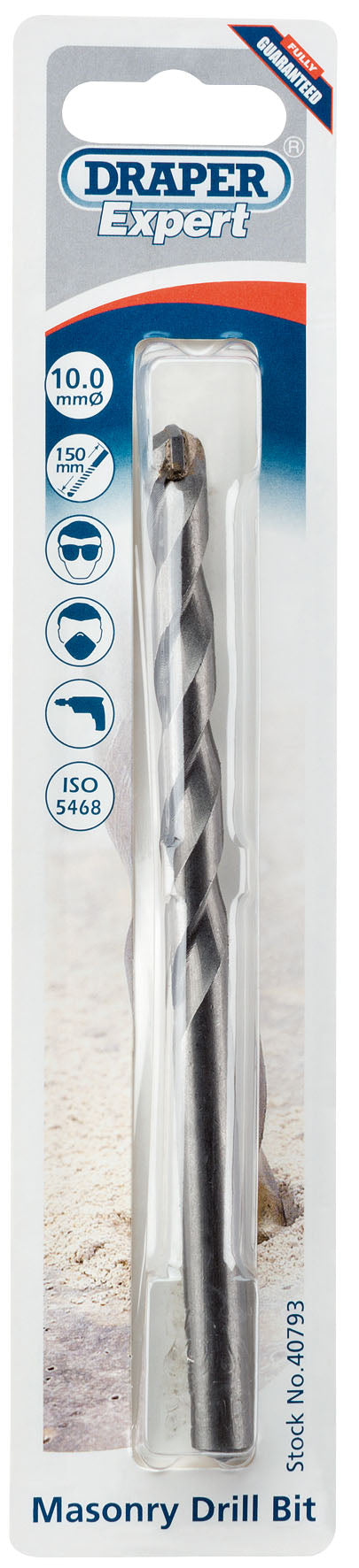 DRAPER EXPERT 40793  10 X 150MM MASONRY DRILL BIT. DRA40793 \\\KD01720