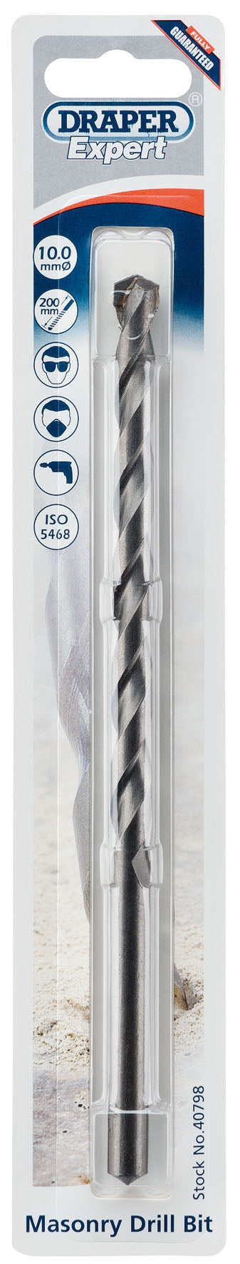 DRAPER EXPERT 40798  10 X 200MM MASONRY DRILL BIT. DRA40798 \\\KD01721