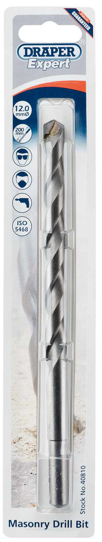 DRAPER EXPERT 40810  12 X 200MM MASONRY DRILL BIT. DRA40810 \\\KD01723