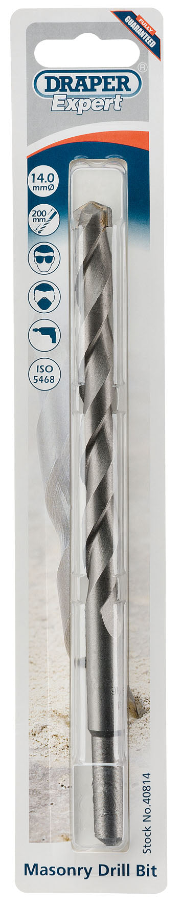 DRAPER EXPERT 40814  14 X 200MM MASONRY DRILL BIT. DRA40814 \\\KD01727