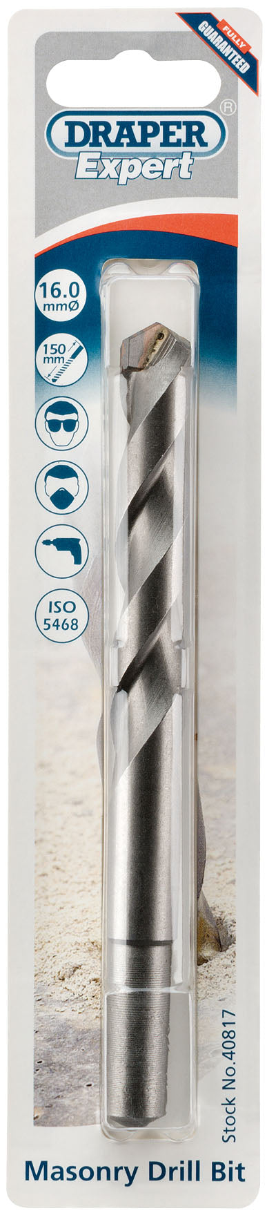 DRAPER EXPERT 40817  16 X 150MM MASONRY DRILL BIT. DRA40817 \\\KD01730