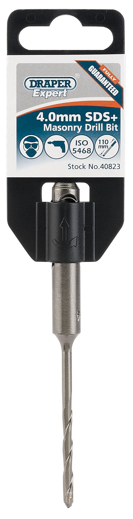 DRAPER EXPERT 40823  4.0 X 110MM SDS+ MASONRY DRILL BIT. DRA40823 \\\KD01736