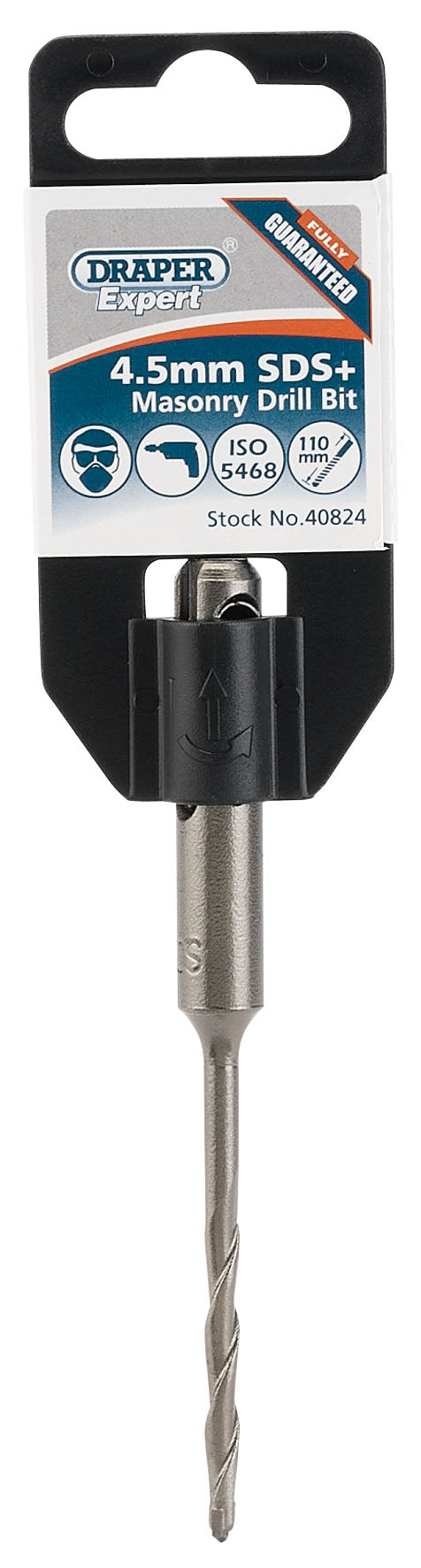 DRAPER EXPERT 40824  4.5 X 110MM SDS+ MASONRY DRILL BIT. DRA40824 \\\KD01737