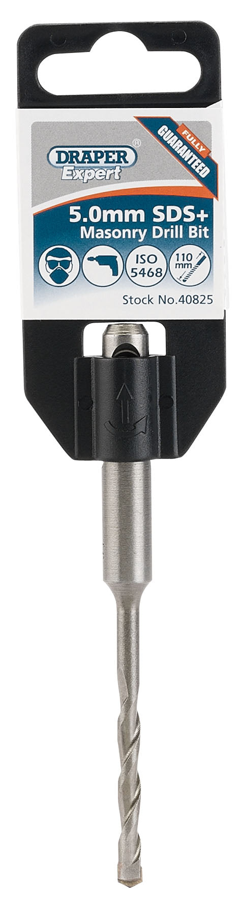 DRAPER EXPERT 40825  5.0 X 110MM SDS+ MASONRY DRILL BIT. DRA40825 \\\KD01738
