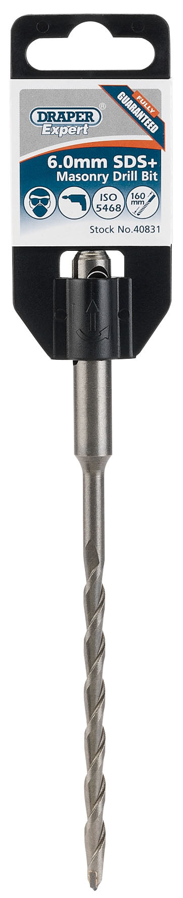 DRAPER EXPERT 40831  6.0 X 160MM SDS+ MASONRY DRILL BIT. DRA40831 \\\KD01744