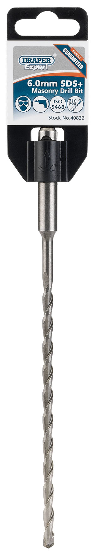 DRAPER EXPERT 40832  6.0 X 210MM SDS+ MASONRY DRILL BIT. DRA40832 \\\KD01745