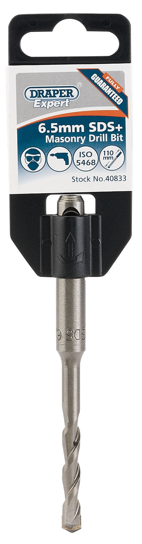DRAPER EXPERT 40833  6.5 X 110MM SDS+ MASONRY DRILL BIT. DRA40833 \\\KD01746