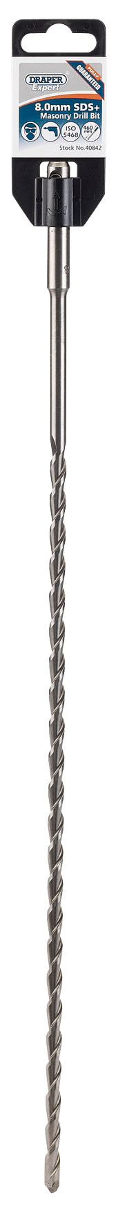 DRAPER EXPERT 40842  8.0 X 460MM SDS+ MASONRY DRILL BIT. DRA40842 \\\KD01755