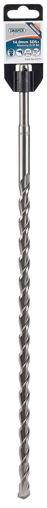 DRAPER EXPERT 41273  14.0 X 450MM SDS+ MASONRY DRILL BIT. DRA41273 \\\KD01768