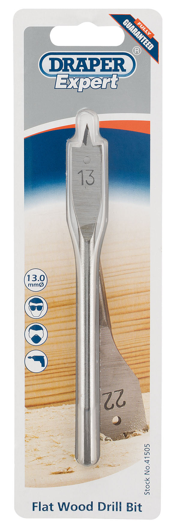 DRAPER EXPERT 41505  13.0MM FLAT WOOD DRILL BIT. DRA41505 \\\KD01782