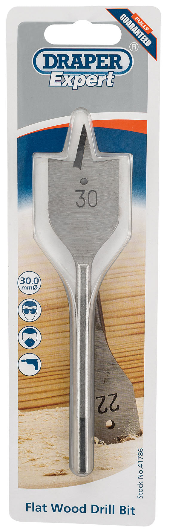 DRAPER EXPERT 41786  30.0MM FLAT WOOD DRILL BIT. DRA41786 \\\KD01792