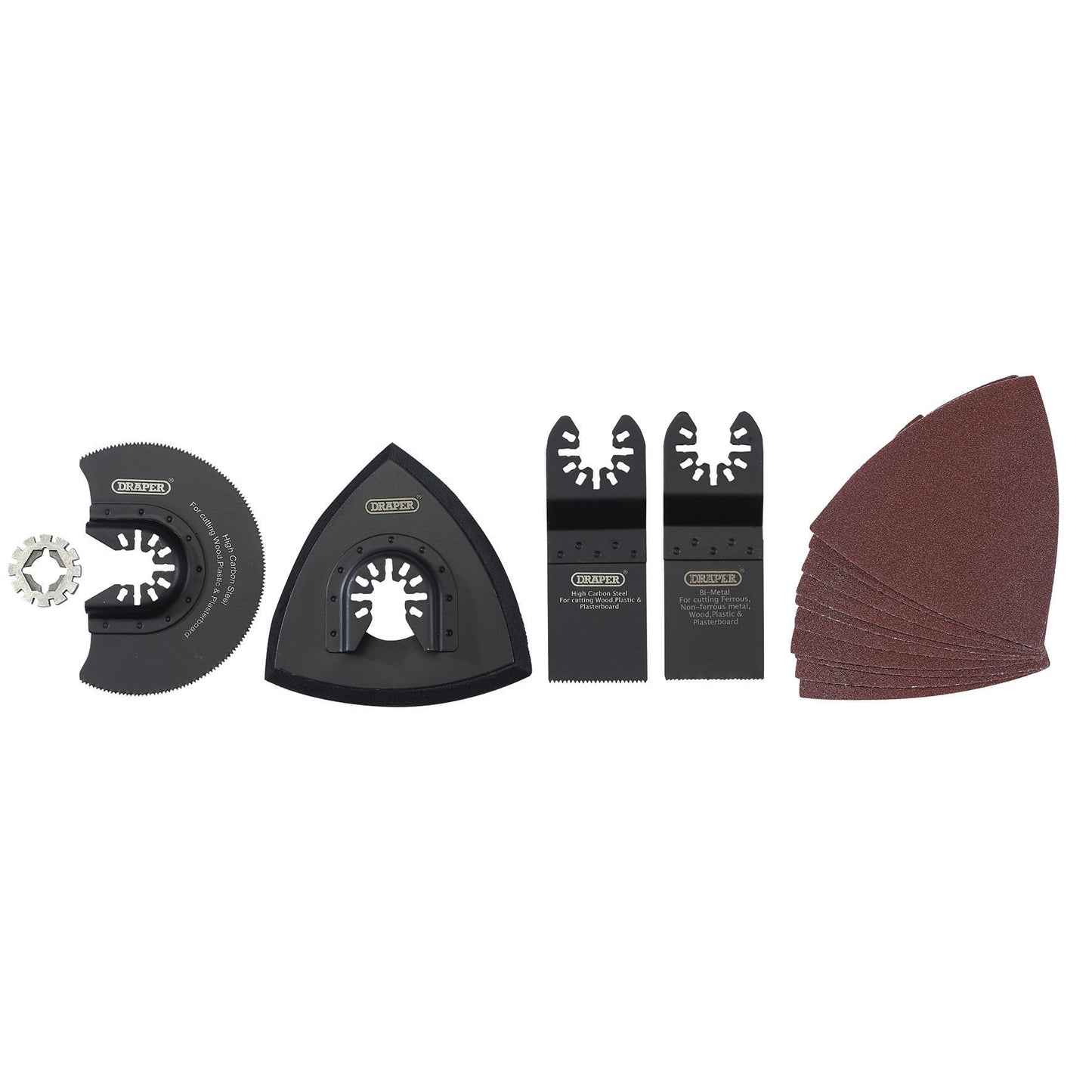 DRAPER 70481 OSCILLATING MULTI-TOOL BLADE SET (15 PIECE). DRA70481 \\\KD01802