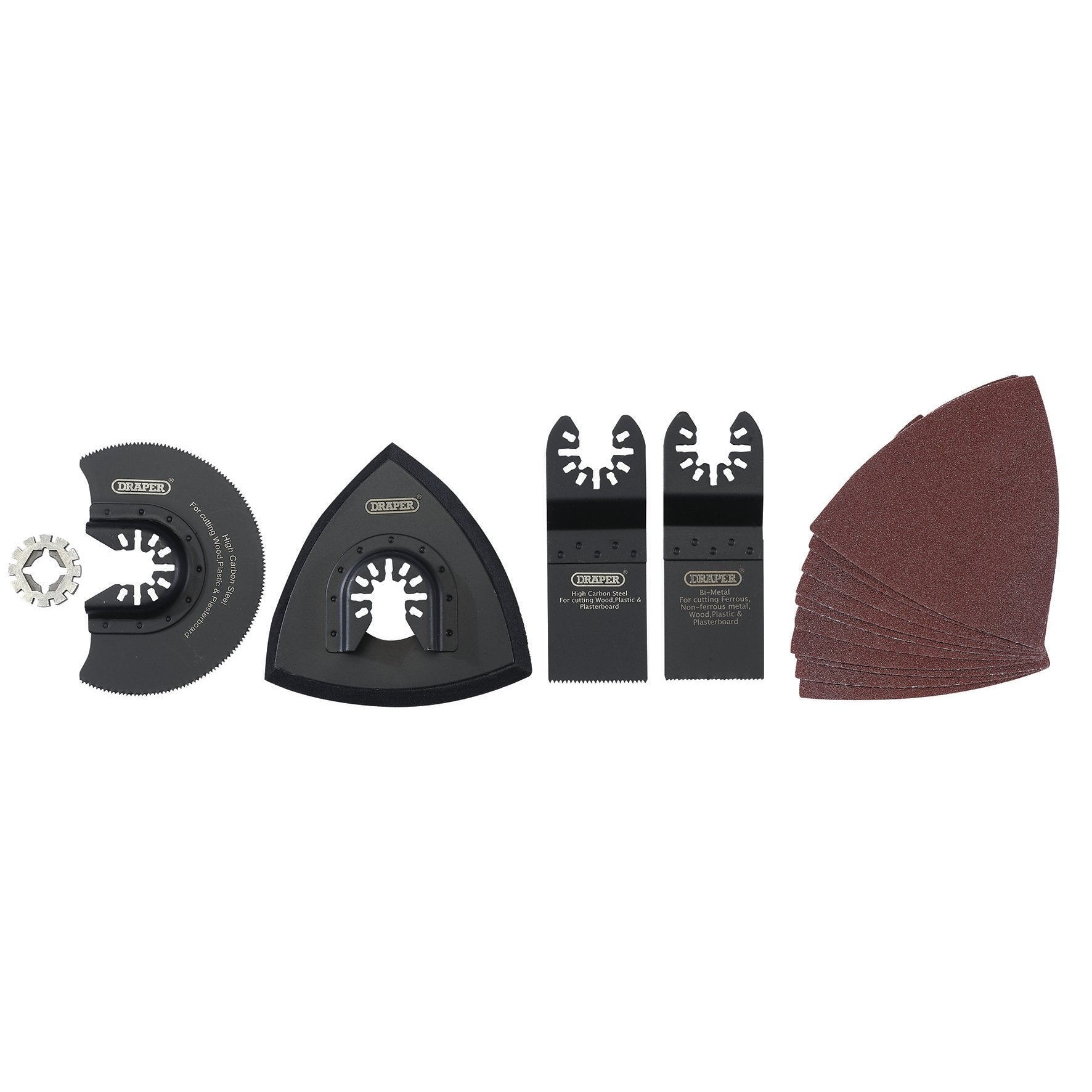 DRAPER 70481 OSCILLATING MULTI-TOOL BLADE SET (15 PIECE). DRA70481 \\\KD01802