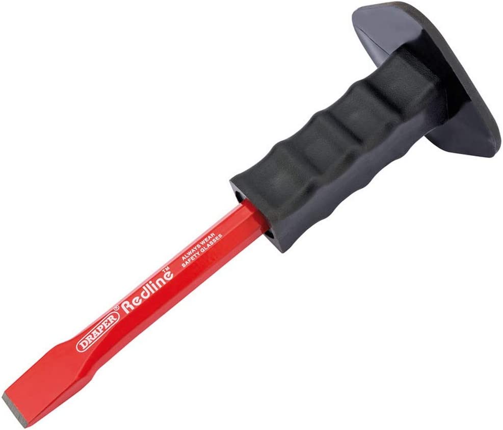 DRAPER REDLINE 16042 25 X 300MM COLD CHISEL WITH HAND GUARD. DRA16042 \\\KD01808