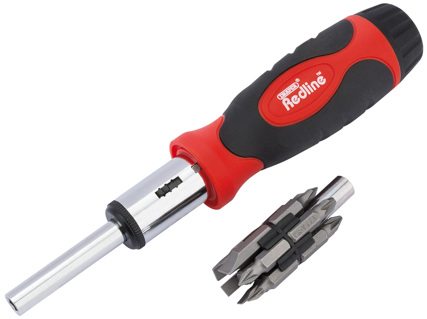 DRAPER REDLINE 67543 RATCHETING SCREWDRIVER AND BIT SET (14-PIECE). DRA67543 \\\KD01811