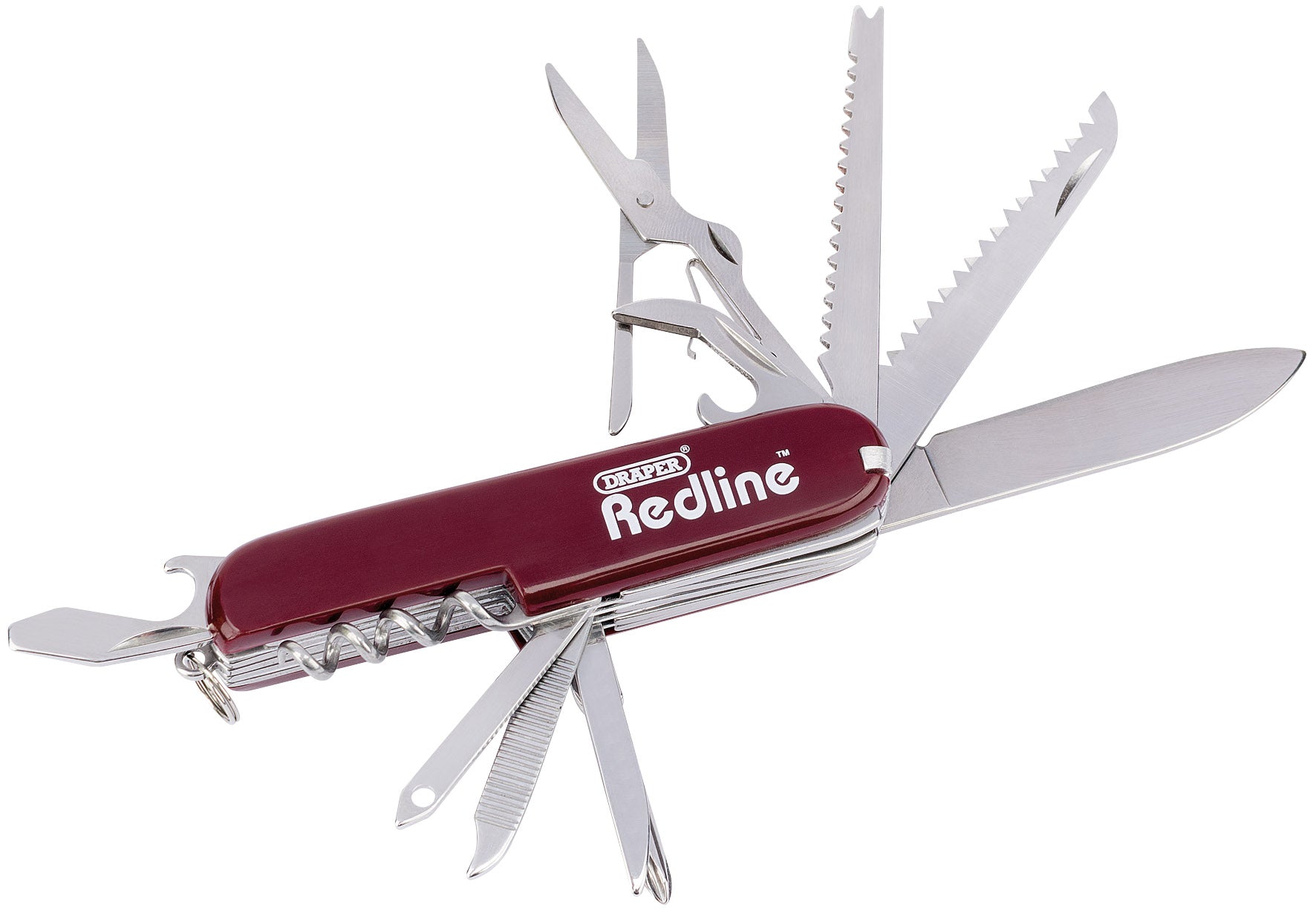 DRAPER REDLINE 67679 13 FUNCTION POCKET KNIFE. DRA67679 \\\KD01838