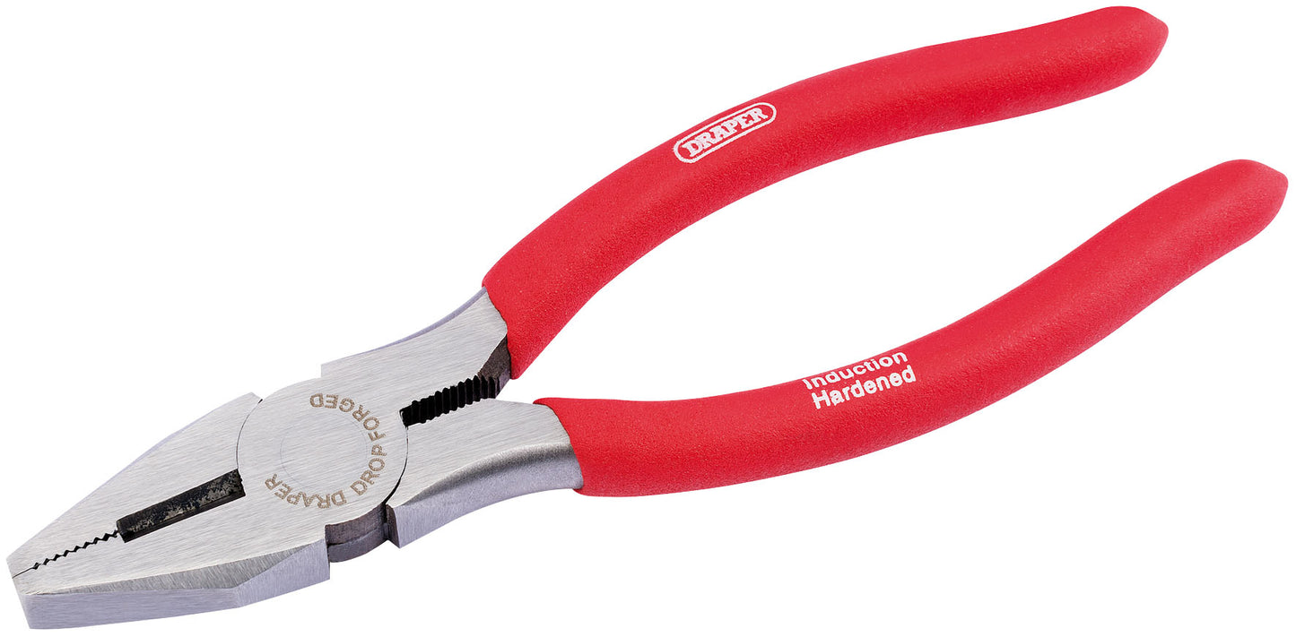 DRAPER REDLINE 67842 160MM COMBINATION PLIERS WITH PVC DIPPED HANDLES. DRA67842 \\\KD01845