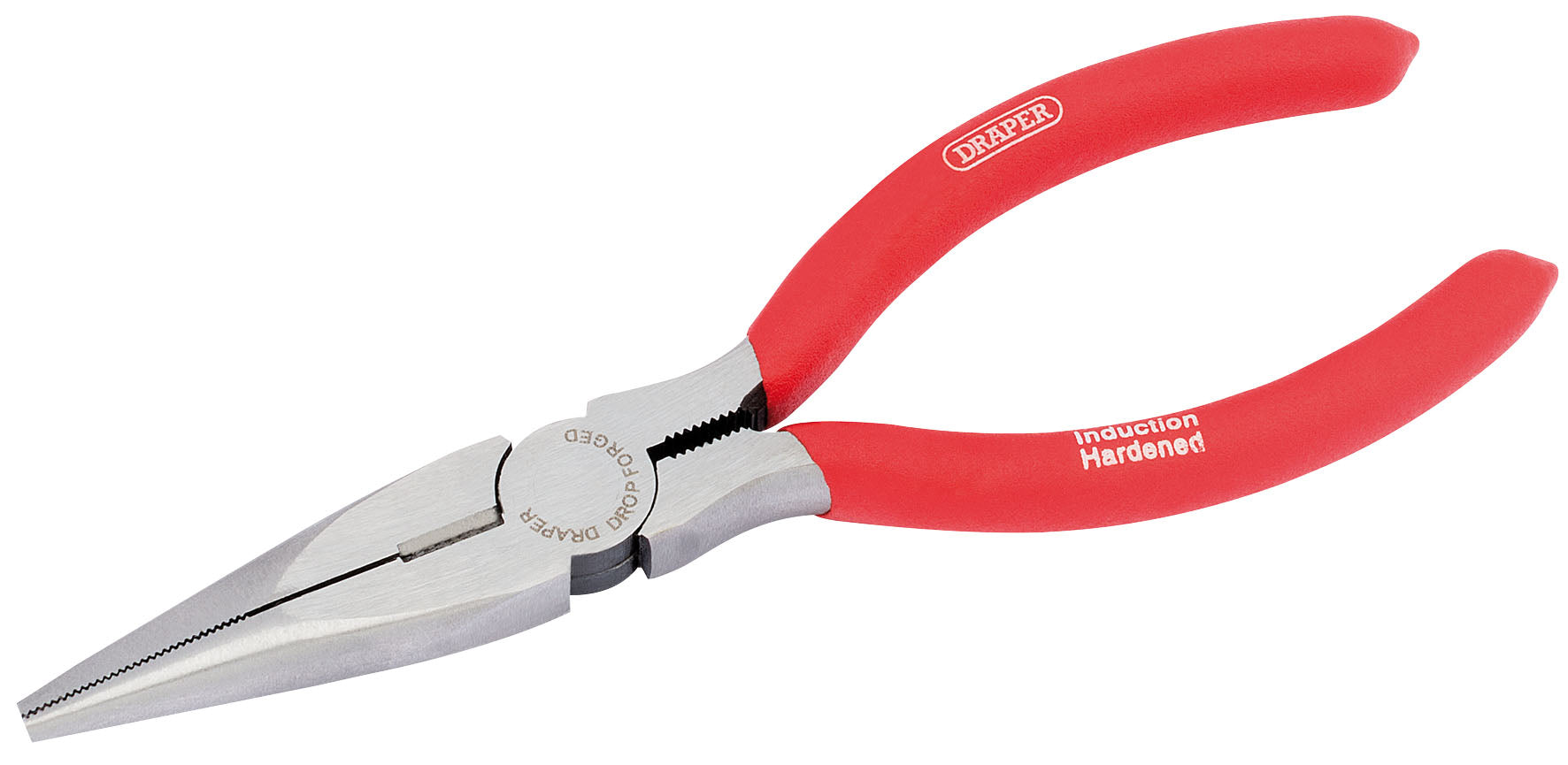 DRAPER REDLINE 67869 160MM LONG NOSE PLIERS WITH PVC DIPPED HANDLES. DRA67869 \\\KD01846