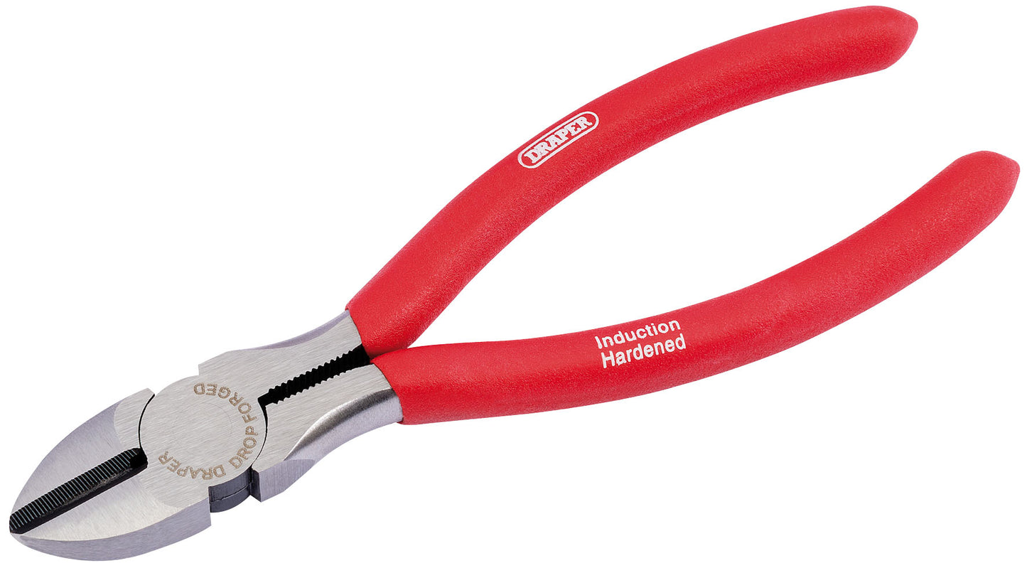 DRAPER REDLINE 67923 160MM DIAGONAL SIDE CUTTER WITH PVC DIPPED HANDLES. DRA67923 \\\KD01847