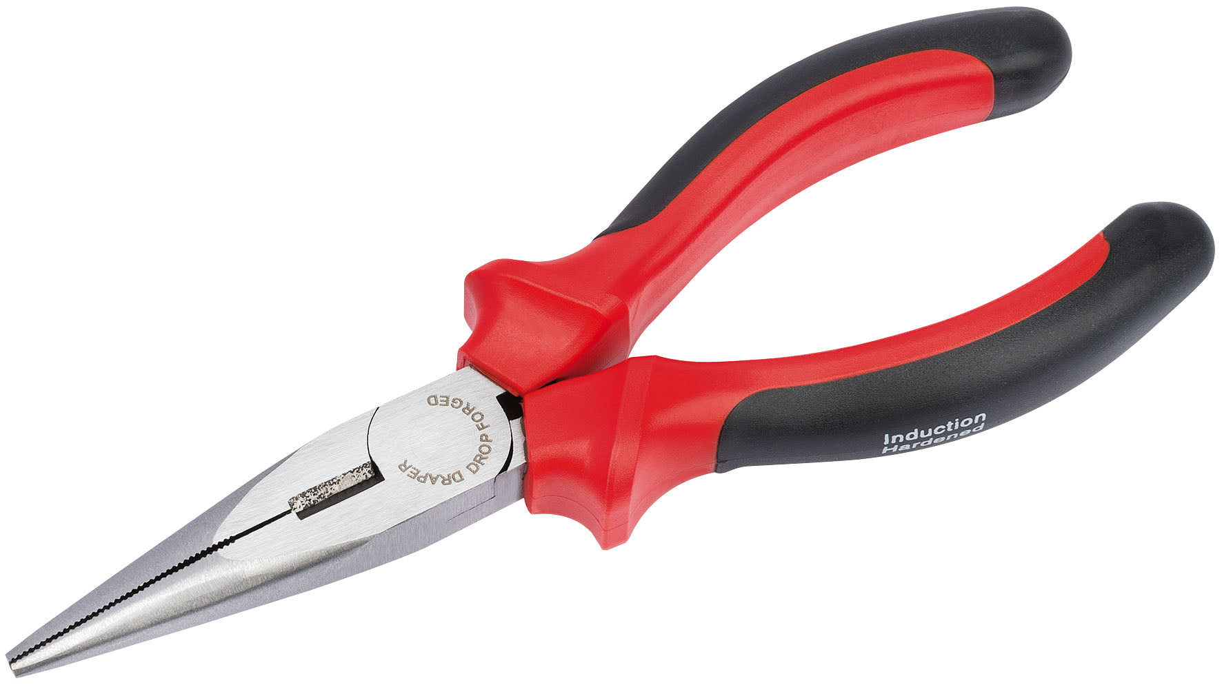 DRAPER REDLINE 67997 165MM HEAVY DUTY LONG NOSE PLIERS WITH SOFT GRIP HANDLES. DRA67997 \\\KD01850