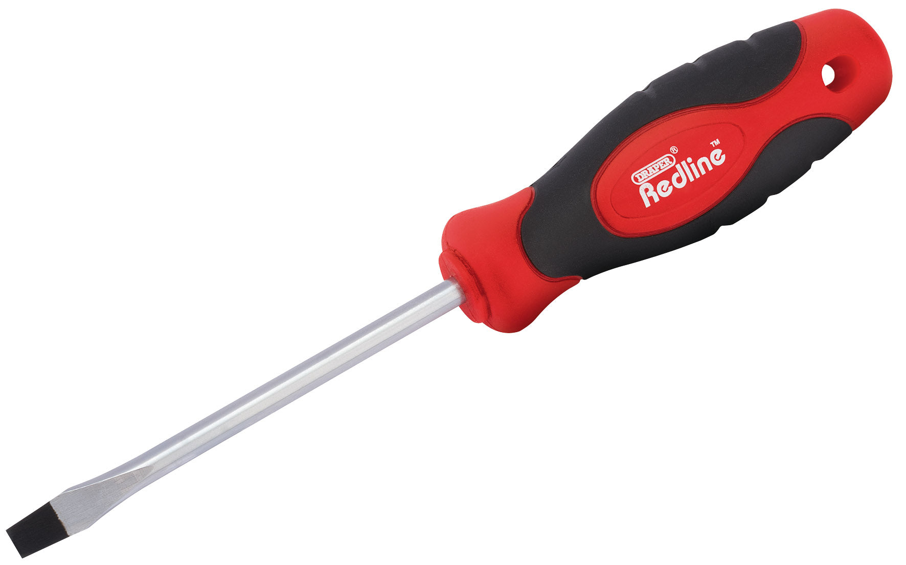 DRAPER REDLINE 68010 PLAIN SLOT SOFT-GRIP SCREWDRIVER (6 X 100MM). DRA68010 \\\KD01853