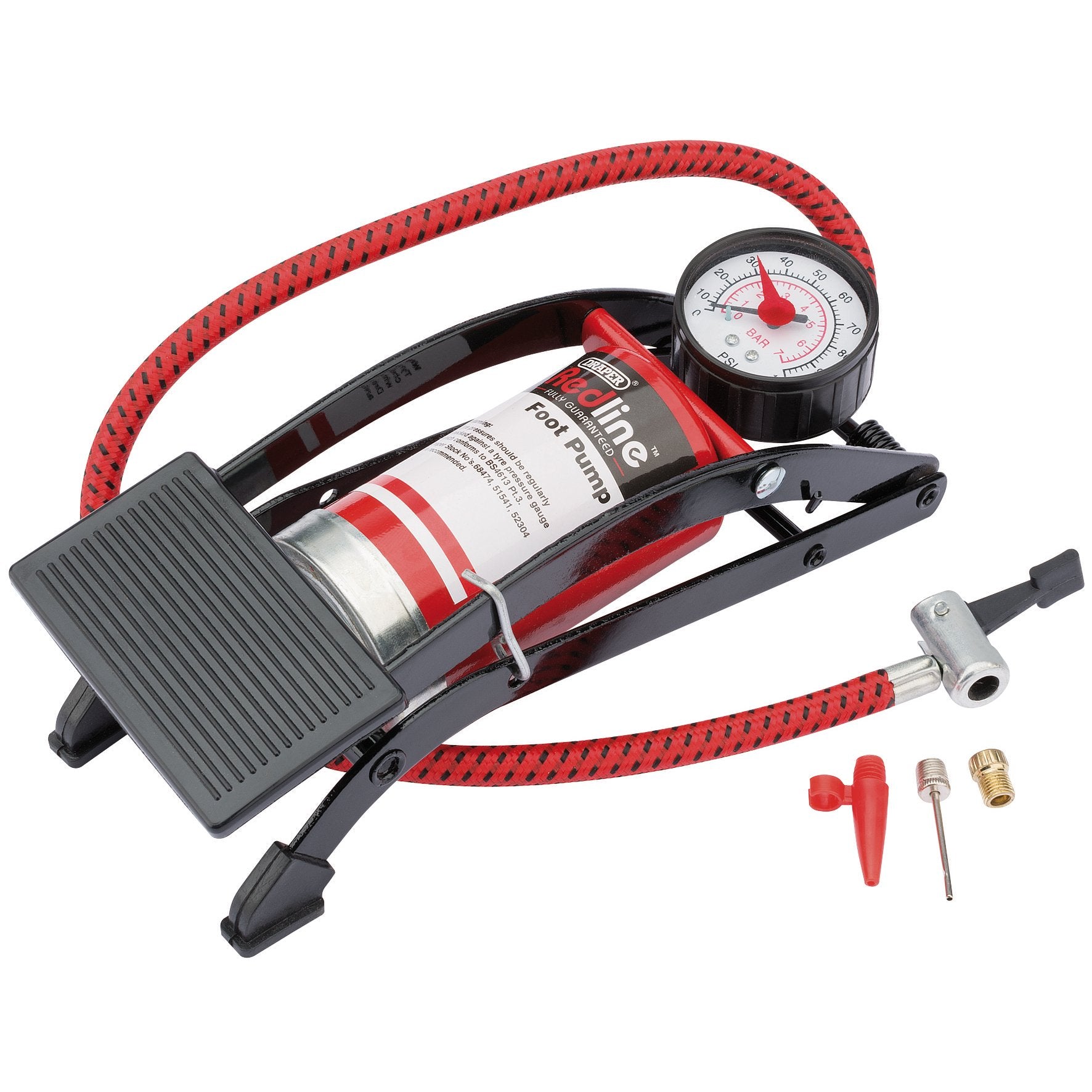 DRAPER REDLINE 68092 SINGLE CYLINDER FOOT PUMP. DRA68092 \\\KD01861