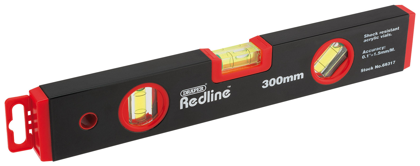 DRAPER REDLINE @ 25% 68317 300MM BOX SECTION LEVEL. DRA68317 \\\KD01867