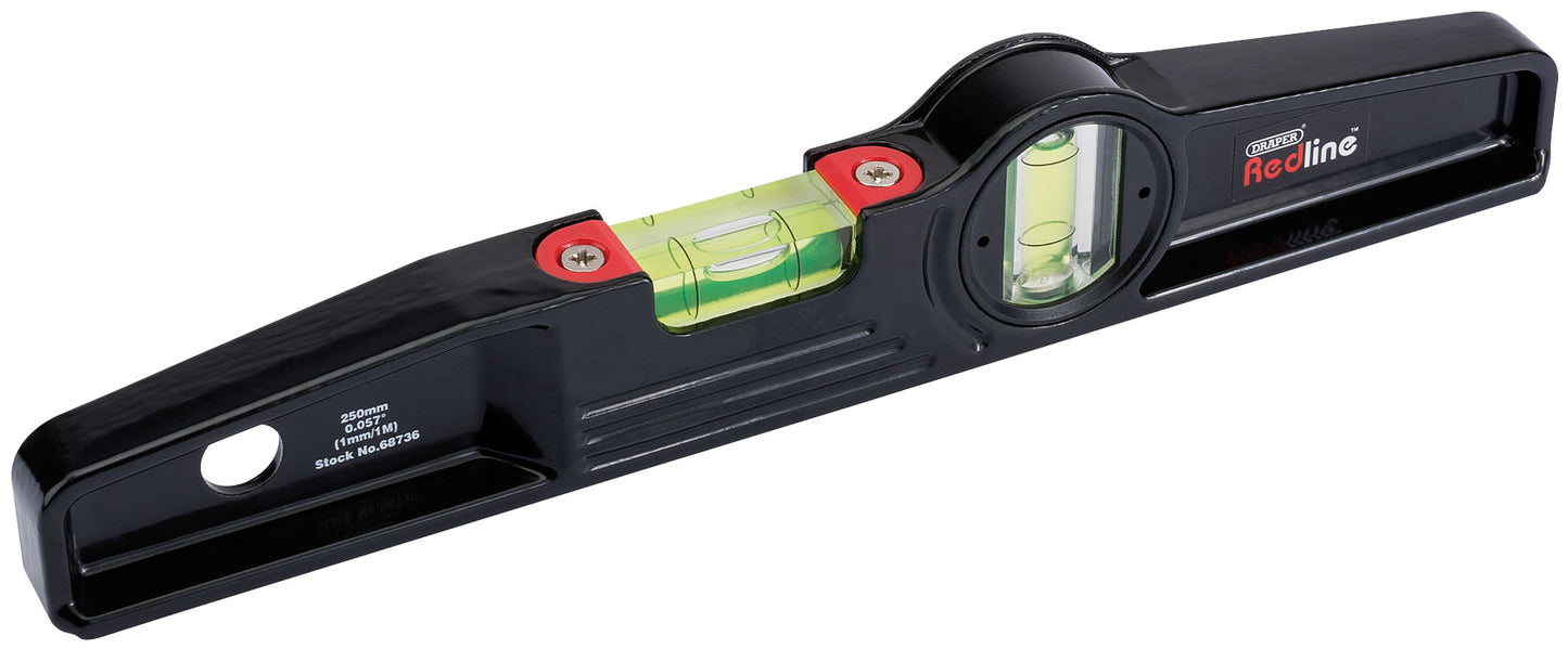 DRAPER REDLINE 68736 250MM CAST BOAT LEVEL. DRA68736 \\\KD01888