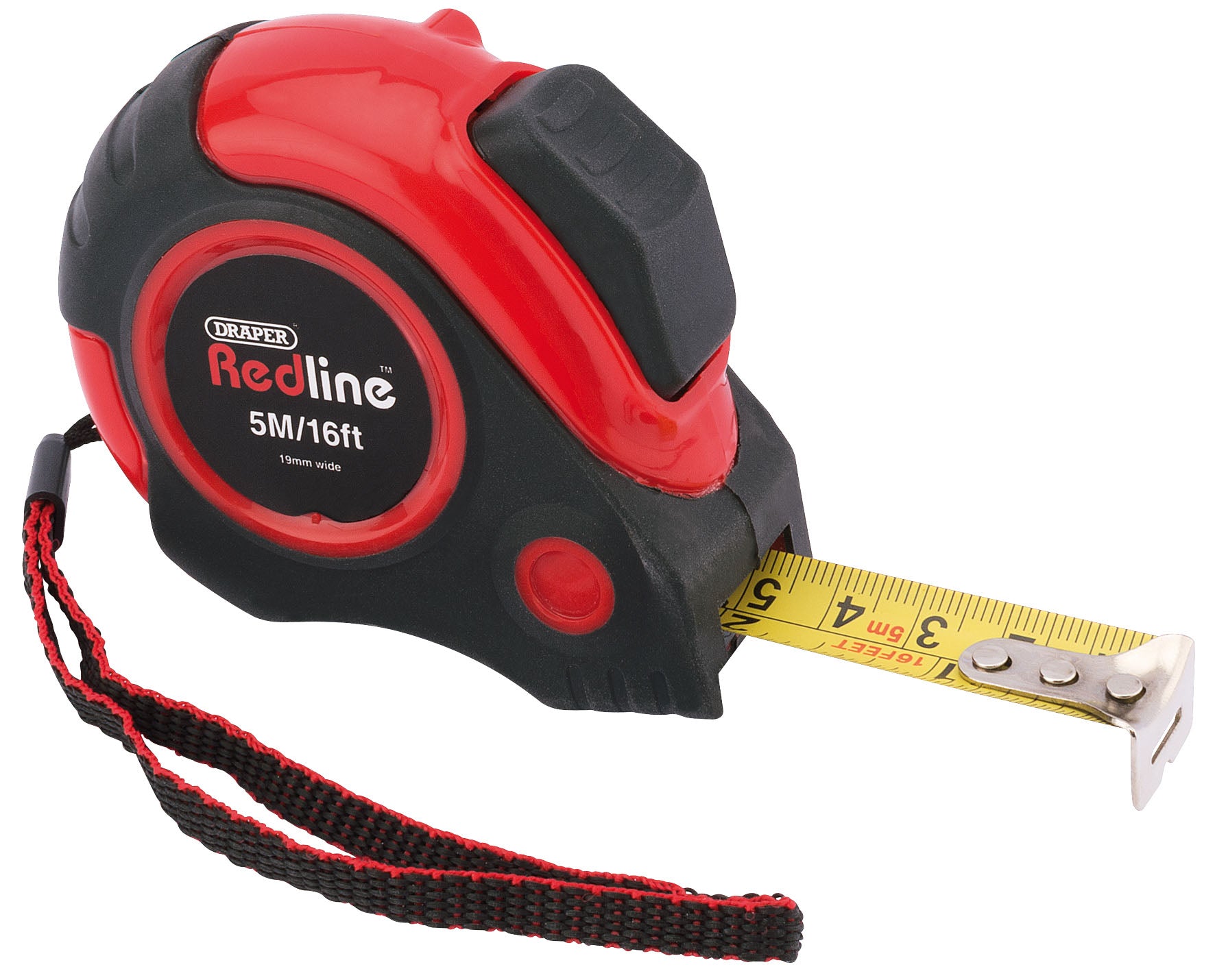 DRAPER REDLINE 69495 5M / 16FT MEASURING TAPE. DRA69495 \\\KD01899