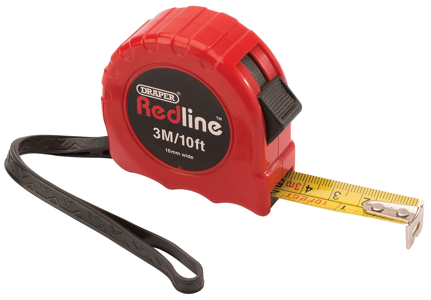 DRAPER REDLINE METRIC/IMPERIAL TAPE MEASURE 3M / 10FT 16MM WIDE. DRA82661 \\\KD01913