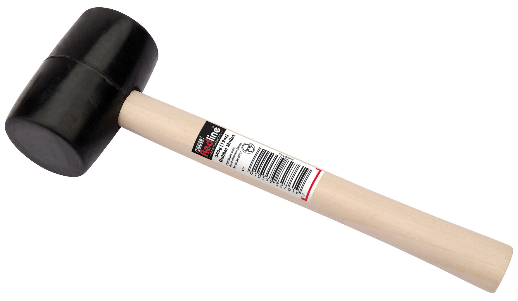 DRAPER REDLINE 82761 DRAPER REDLINE REDLINE RUBBER MALLET WITH HARDWOOD SHAFT. DRA82761 \\\KD01916