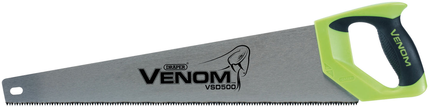 DRAPER VENOM 82194 FIRST FIX DOUBLE GROUND 8PPI 500MM HANDSAW. DRA82194 \\\KD01917