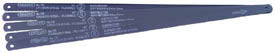 DRAPER 74118 300MM FLEXIBLE CARBON STEEL HACKSAW BLADES 5/PK. DRA74118 \\\KD01920
