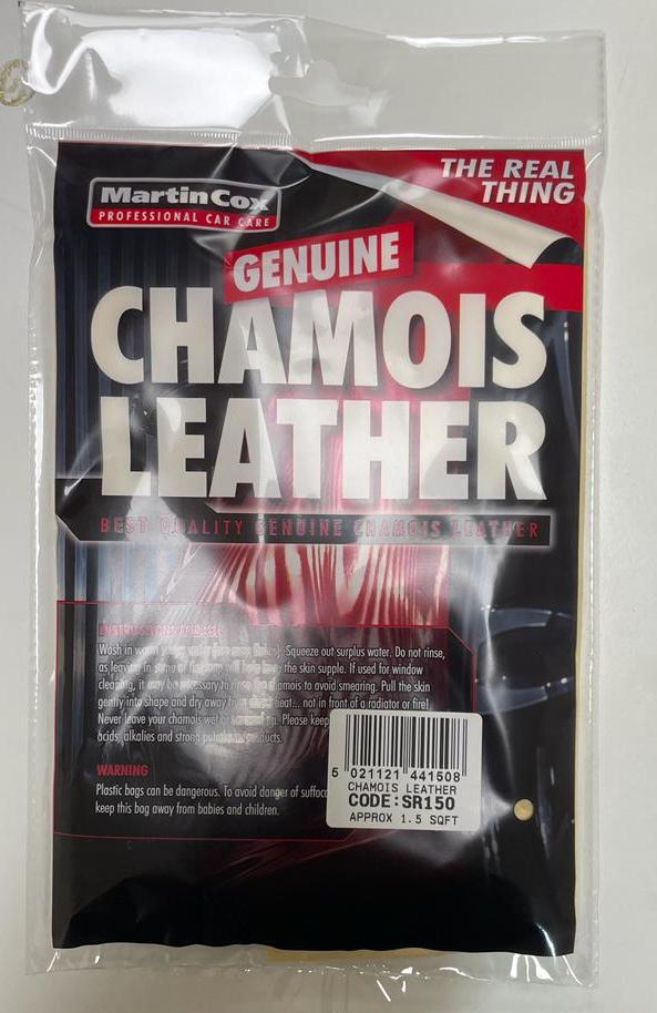 MARTIN COX GENUINE LEATHER CHAMOIS 1.5 SQFT. SR150 \\\KD01921