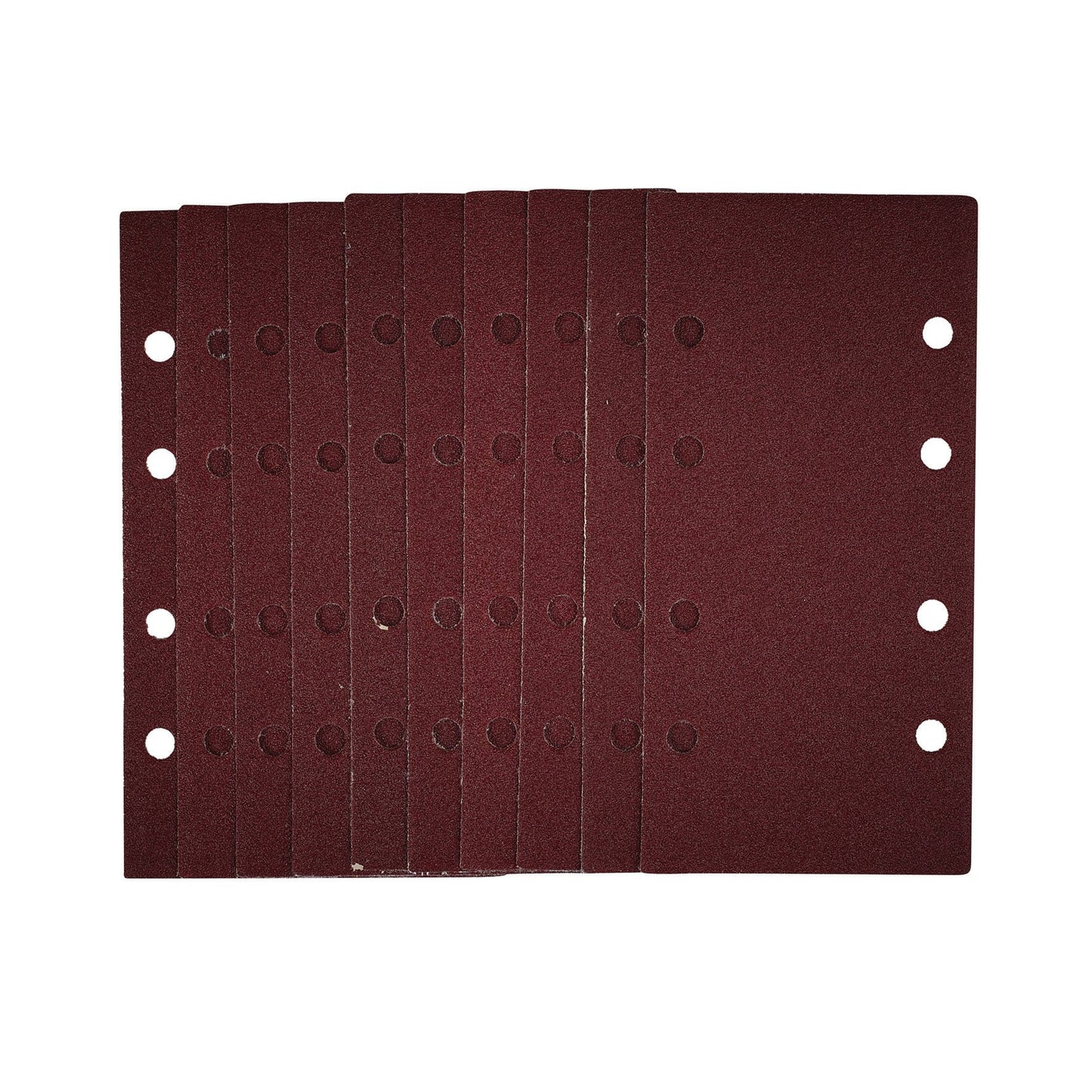 DRAPER SSA3 93 X 190MM 80 GRIT 1/3 SANDING SHEETS WITH HOOK AND LOOP 10/PK. DRA54851 \\\KD01930